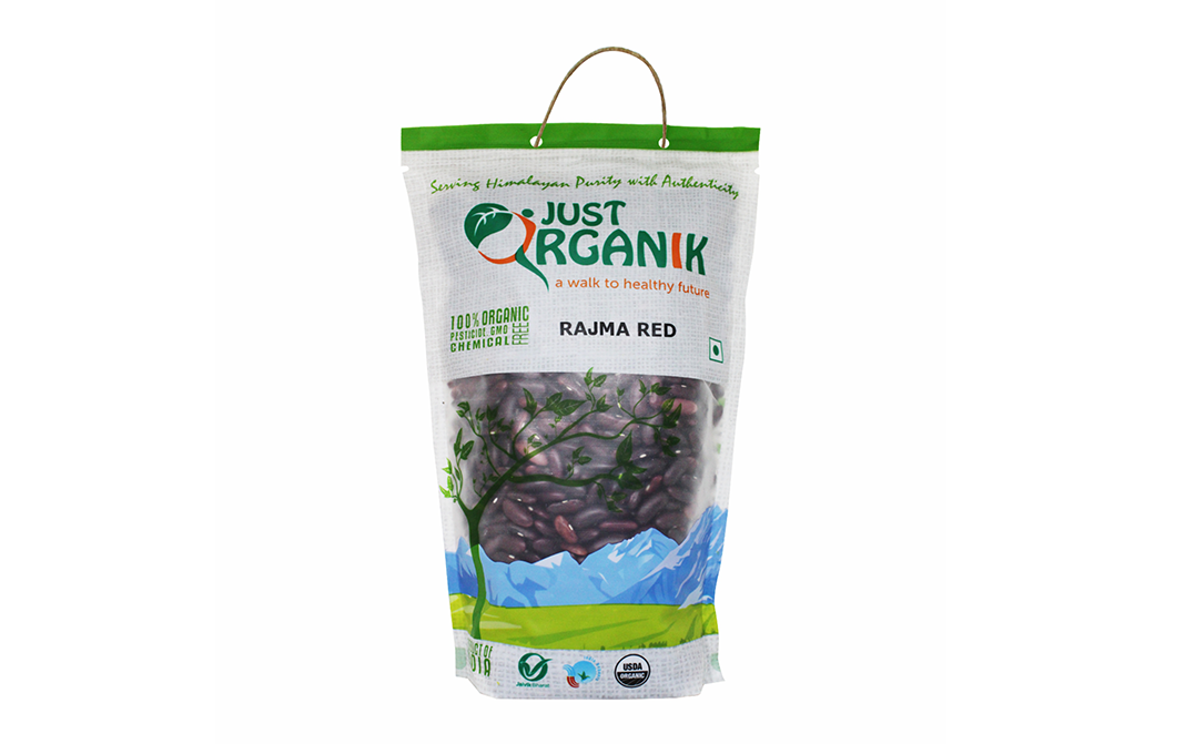 Just Organik Rajma Red   Pack  1 kilogram